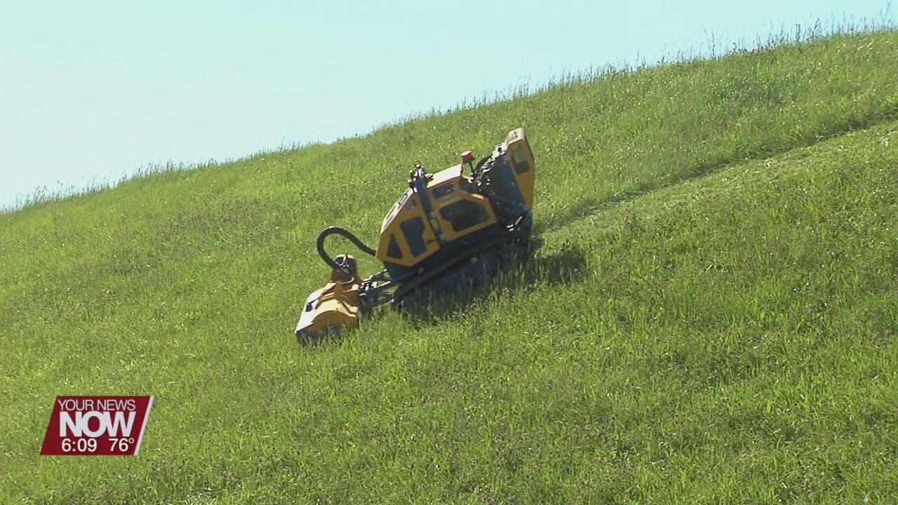 City using remote mowers to tackle high grass at reservoirs